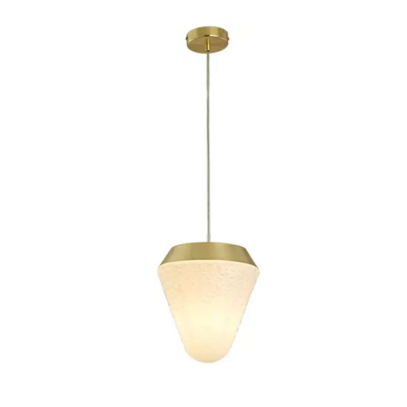 Lampada a sospensione in vetro per camera da letto