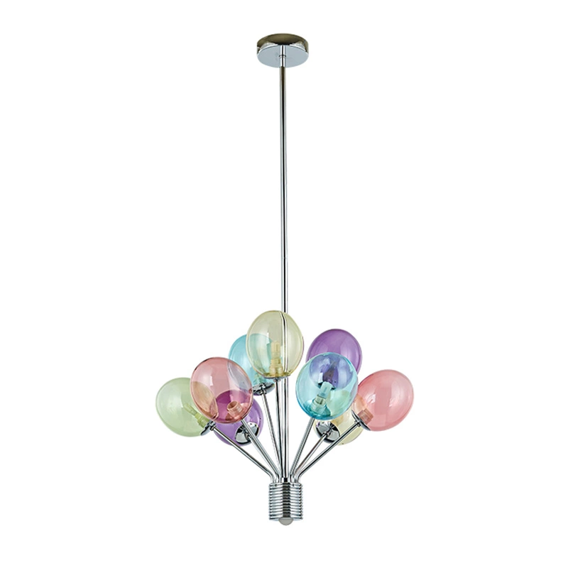 Lampada a sospensione in vetro G9 creativa in stile francese