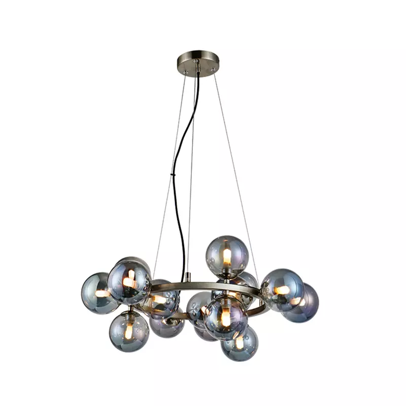 Lampade a sospensione in vetro antico vintage francese