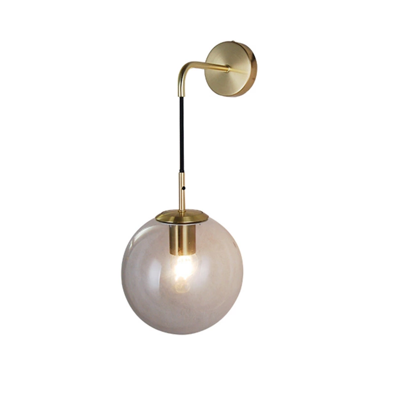 Lampada da parete moderna e semplice per interni in vetro per corridoio