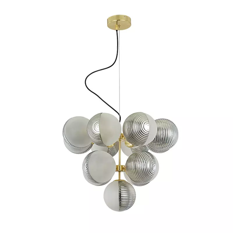 Lampada a sospensione moderna in vetro da cucina
