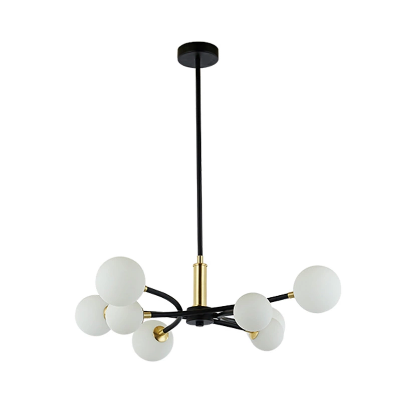 Lampada a sospensione moderna in vetro in stile europeo