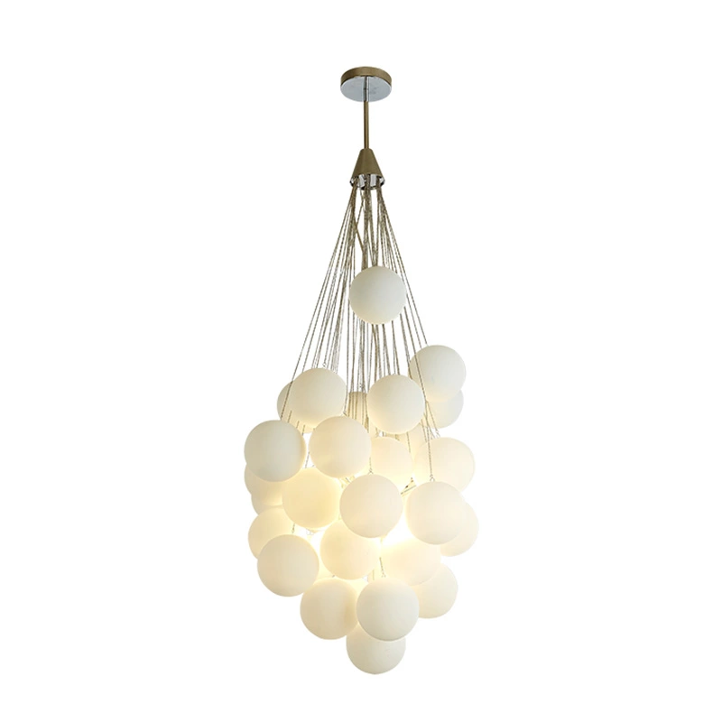 Lampada a sospensione in vetro creativo in stile moderno