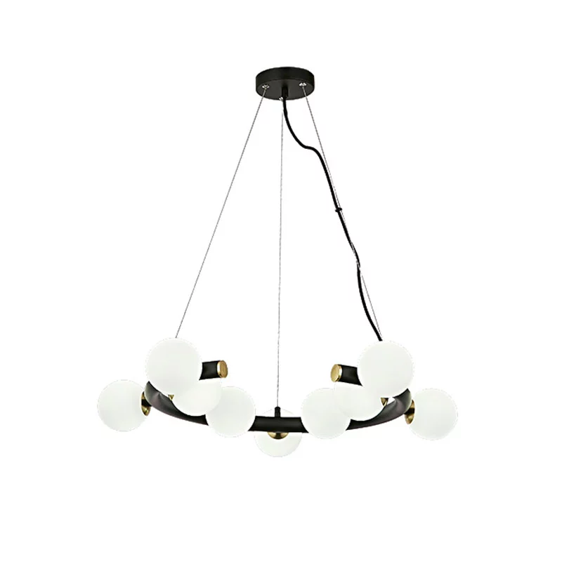 Nuova lampada a sospensione in vetro decorativo