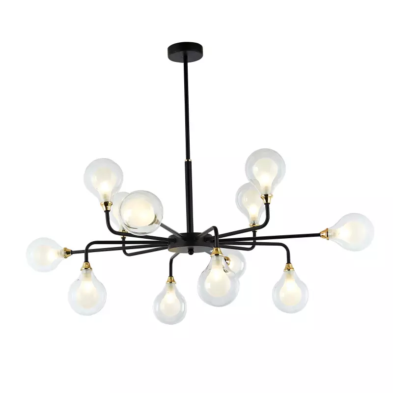 Nuova lampada a sospensione decorativa in vetro E27