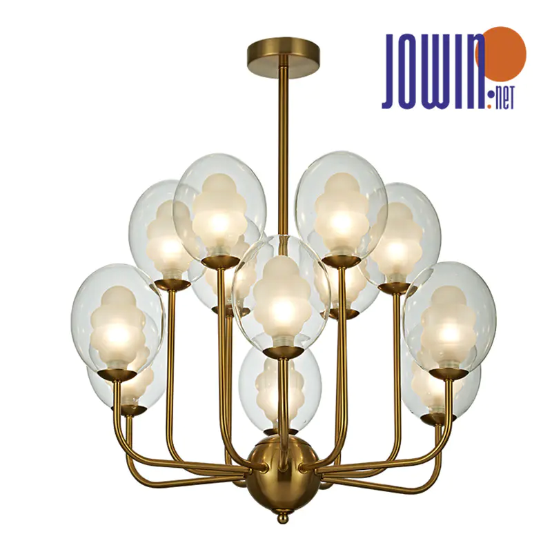Lampada a sospensione semplice in cotone trasparente