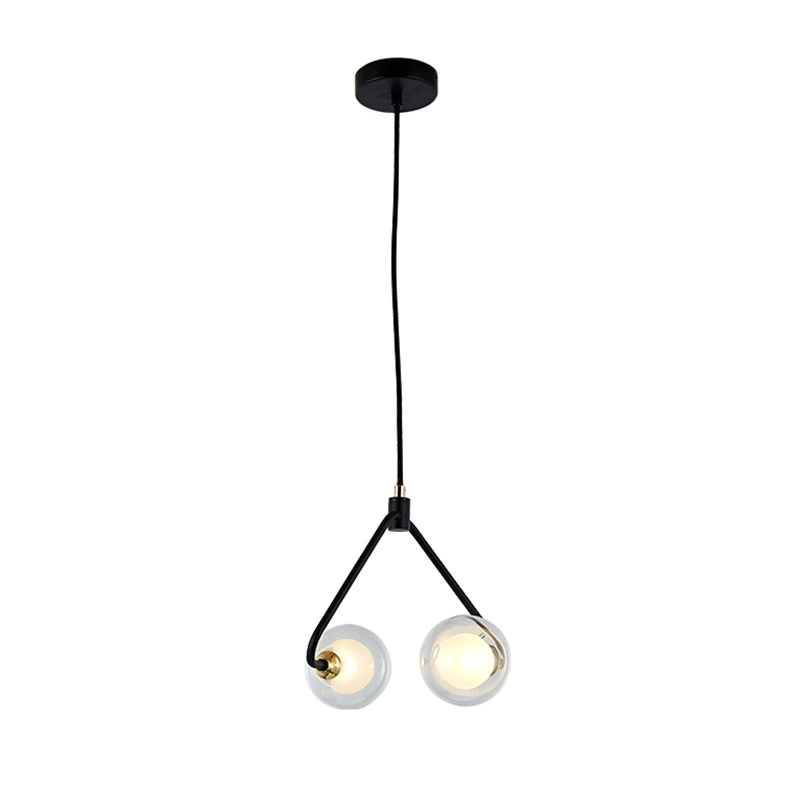 Semplice lampada a sospensione G9 in stile francese
