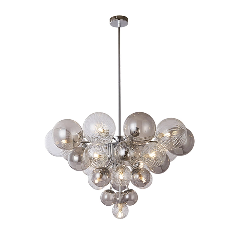 Lampada a sospensione in vetro G9 dallo stile semplice e creativo