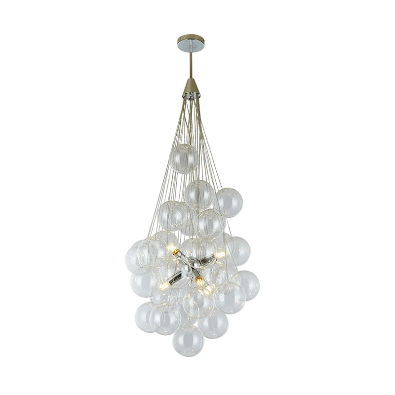 Lampada a sospensione in vetro dallo stile semplice e unico